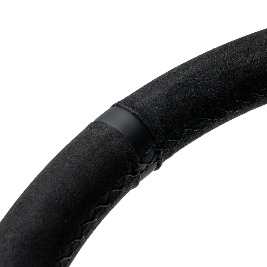 DriftShop Premium "Black Edition" Ratti (90 mm Dish), Alcantara verhoilu, Mustat Puolat