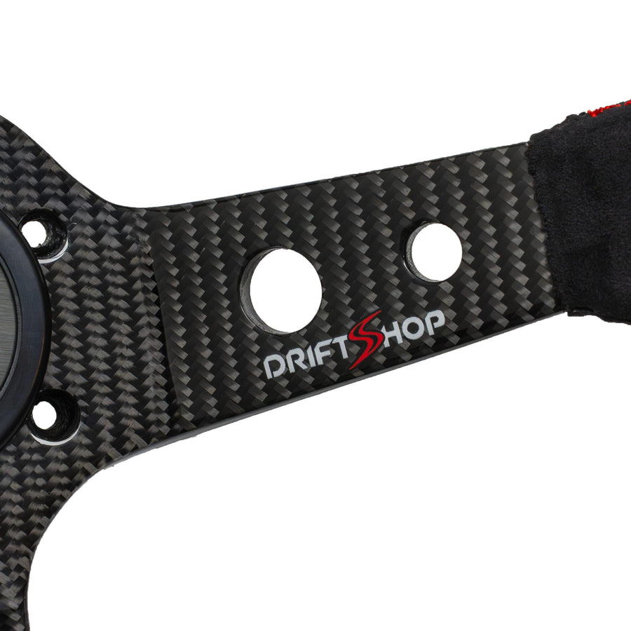 DriftShop Premium Ratti (90 mm Syvyys), Alcantara verhoilu, Hiilikuitu Puolat