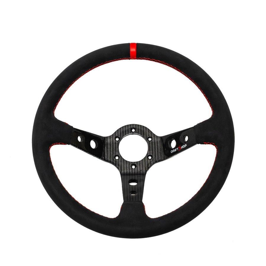 DriftShop Premium Ratti (90 mm Syvyys), Alcantara verhoilu, Hiilikuitu Puolat