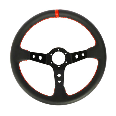 DriftShop Ratti (90 mm syvä), musta nahka
