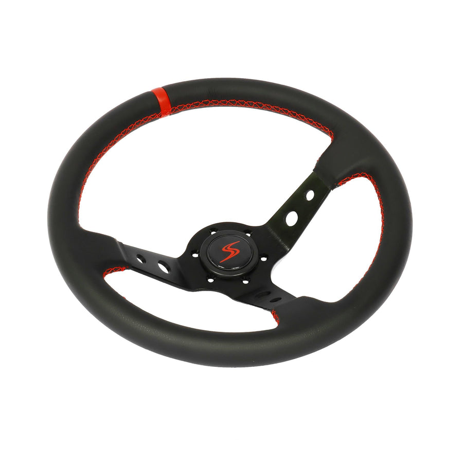 DriftShop Ratti (90 mm syvä), musta nahka