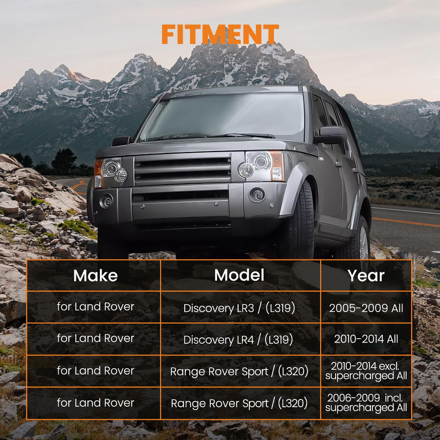 Range Rover Sport, Land Rover Discovery LR3/LR4 MK3, ilmajousituksen iskunvaimennin (taakse)