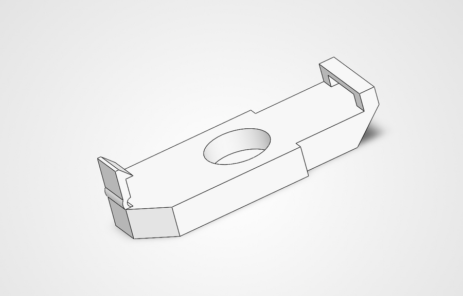 FlexFuel-anturin Pidike – 3D-tulostettu, Lukittava | Continental / GM 13577429