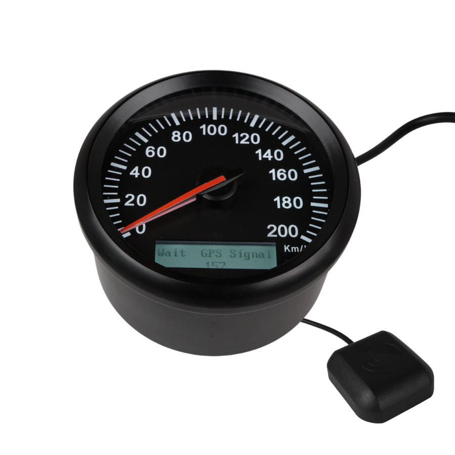 GPS Nopeusmittari Antennilla 85 mm