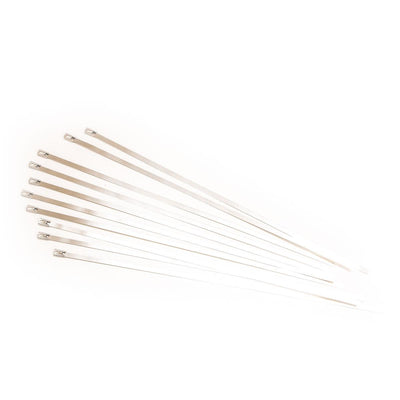 5 kpl Pakoputken Teräs Nippuside Lämpösuojaa Varten (5X300mm)