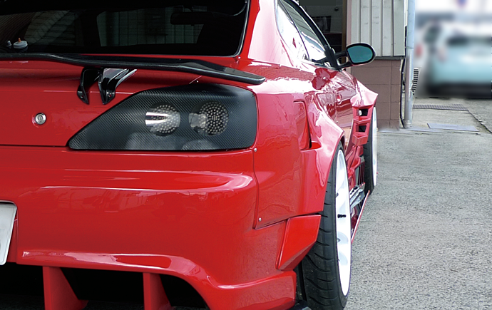 Origin Labo +75mm Etulokasuojat Nissan Silvia S15
