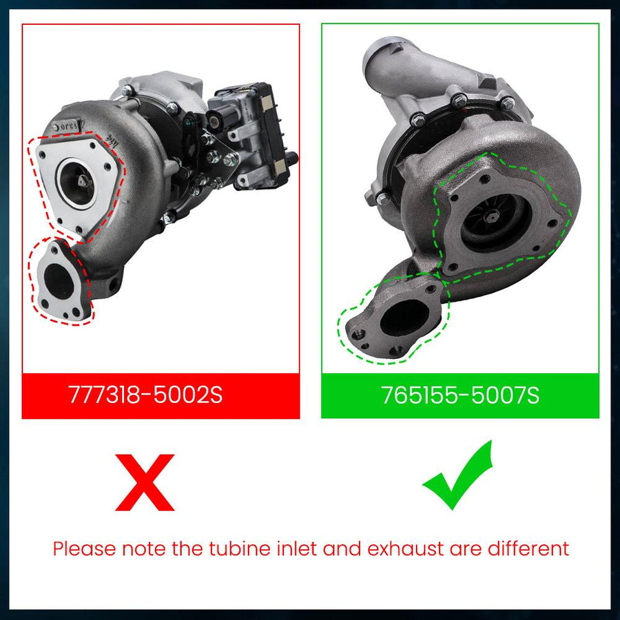Billet kompressorin pyörä Turbo-päivitys Mercedes M-sarja 280 CDI (W164) OM642 2005-2009