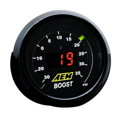 AEM Klassinen Ahtopainemittari - 35 psi