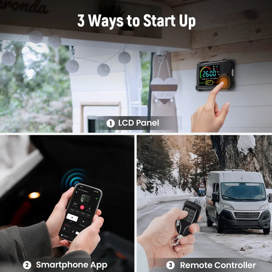 Eco 2 kW Diesel Lämmitin + Bluetooth