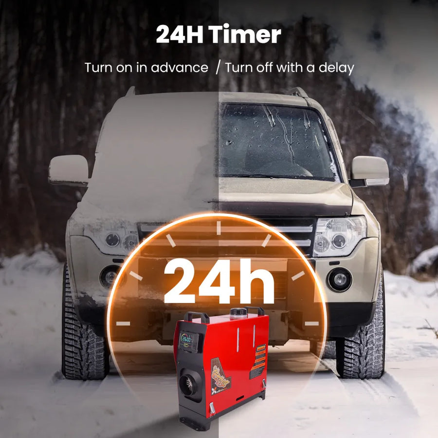 Bluetooth Diesel Lämmitin 8 kW + hätäakkukäynnistys