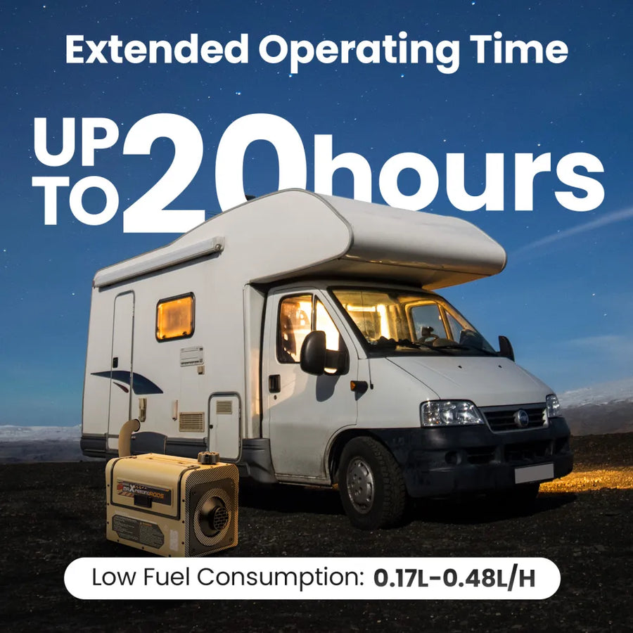 Kannettava Itselataava Diesel Lämmitin 5 kW (Retkeily, metsästys, matkailuauto)