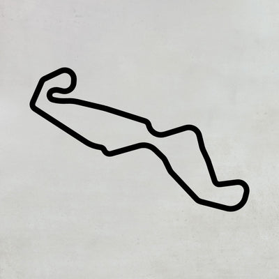 Assen-ratakilpi - Puiset seinäkoristeet (45 cm)