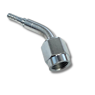 Puristusliitin AN4 naaras 7/16-20 45° kovera (Swivel)