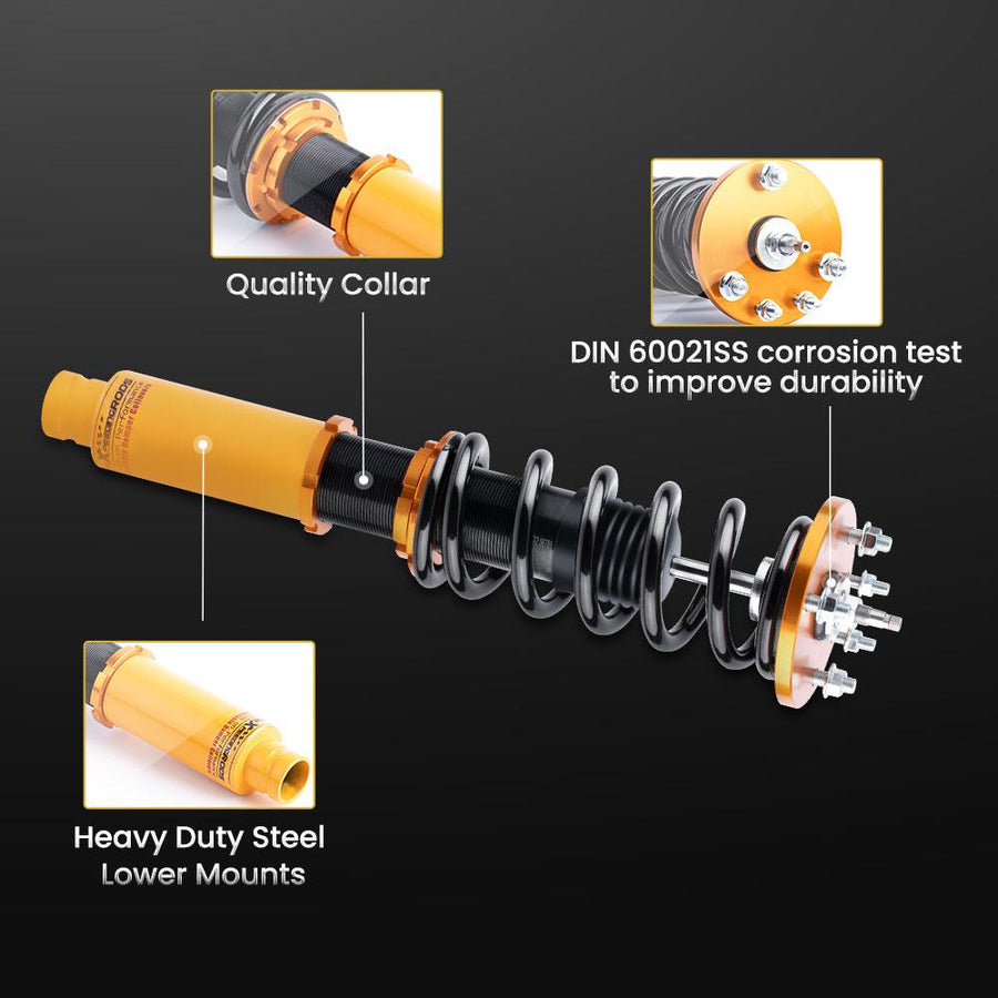 Säädettävä coilover-alustasarja, Honda Accord 1999-2003, Acura TL 2001-2003, Acura CL 1998-2002