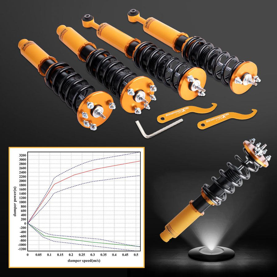 Säädettävä coilover-alustasarja, Honda Accord 1999-2003, Acura TL 2001-2003, Acura CL 1998-2002