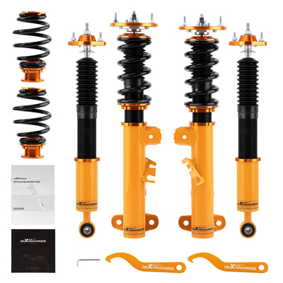Yhteensopiva BMW 3-sarja E36 1990–1999 Maxpeedingrods iskunvaimentimet edessä ja takana, coilover-madallussarja