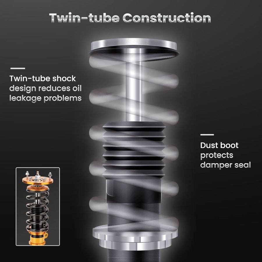 BMW E46 3-sarja 1998-2006 325i, 330i Säädettävä coilover-alustasarja