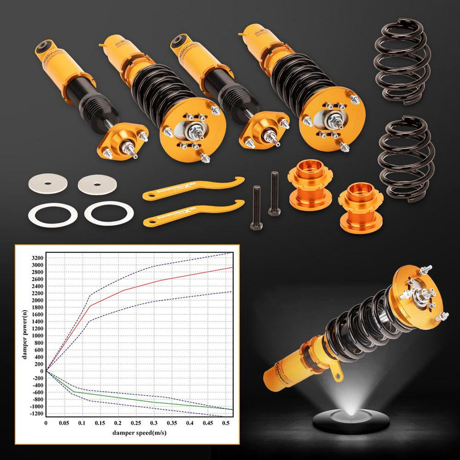 BMW E46 3-sarja 1998-2006 325i, 330i Säädettävä coilover-alustasarja