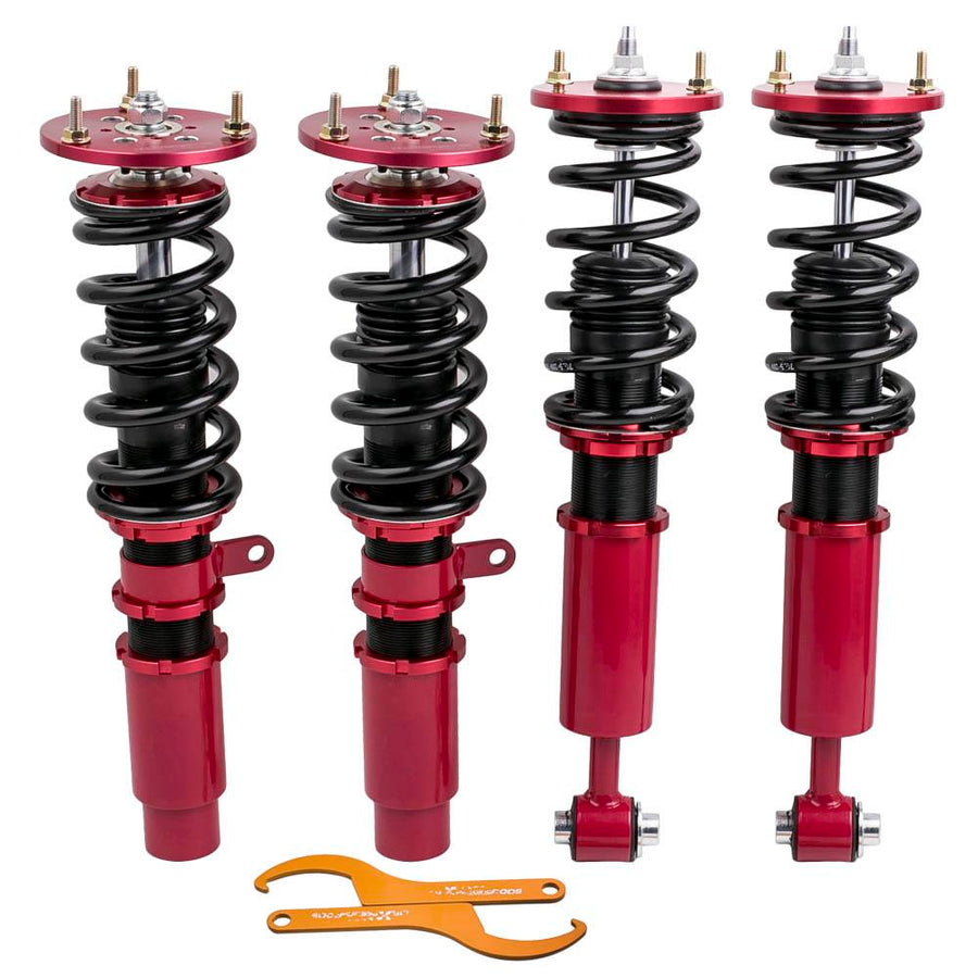Säädettävä coilover-alustasarja, punainen BMW 5-sarja E60 Sedan 2004-2010