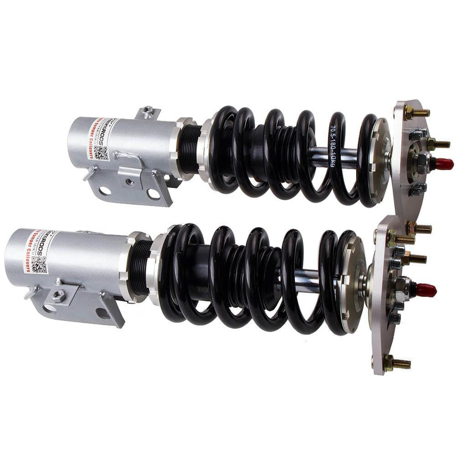 Säädettävä coilover-alustasarja, harmaa Subaru Impreza GC8