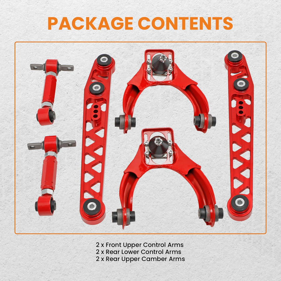 Coilover-alustasarja/tukivarret paketti Honda Civic EK EJ EM 1996-2000
