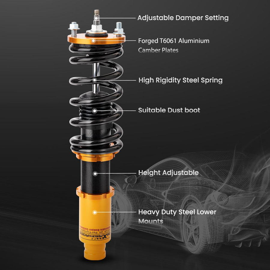 Coilover-alustasarja kilpakäyttöön Honda CR-V 1996-2001