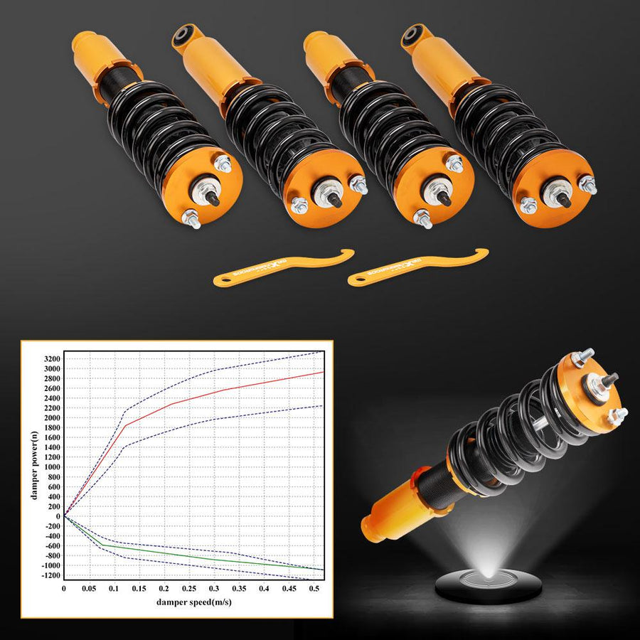 Coilover-alustasarja, Honda CR-V 1996-2001, säädettävä