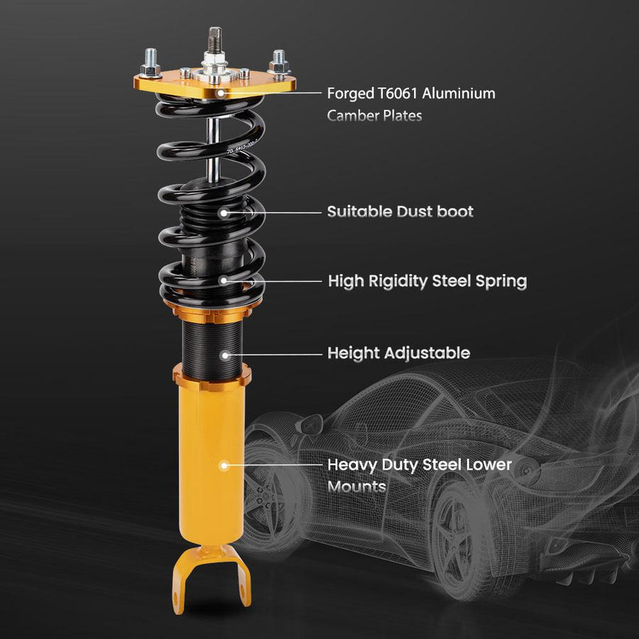 Coilover-alustasarja (ei säädettävä), Honda Prelude 1992-2001