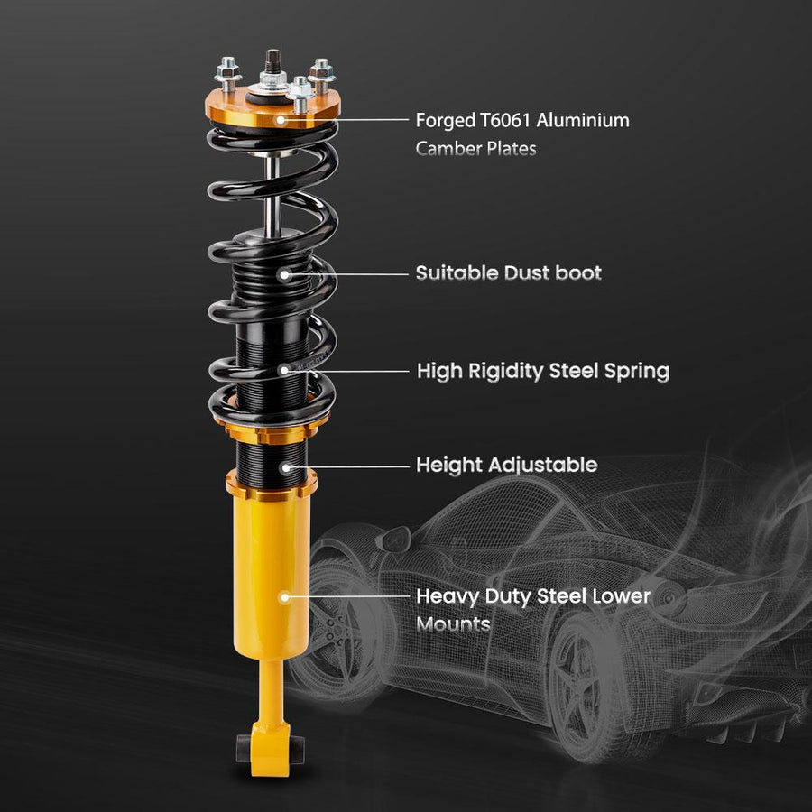 Säädettävä coilover-alustasarja, Lexus IS200/IS300 1997-2005