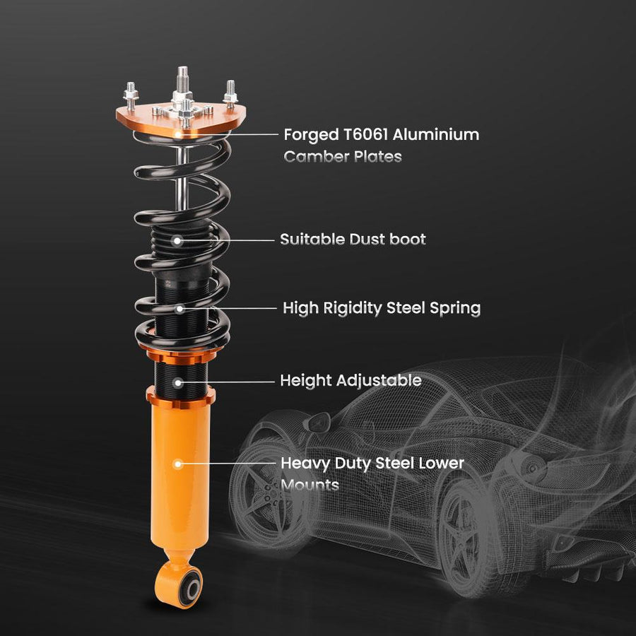 Säädettävä coilover-alustasarja kilpakäyttöön Nissan 370Z Z34, G37 2008-2009