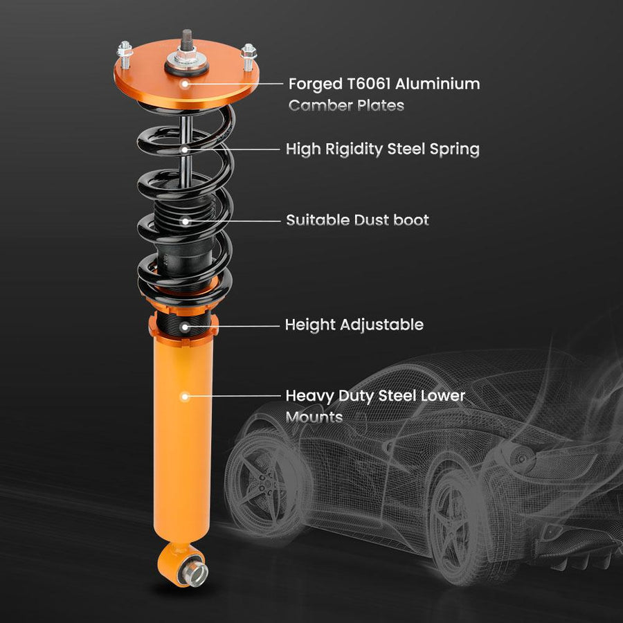 Nissan Skyline GTST GT-R R33 RB25DET Säädettävä coilover-alustasarja