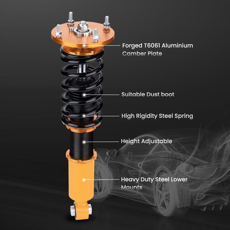 Coilover-sarja taakse, Porsche Cayenne 1. sukupolvi (9PA), alusta E1