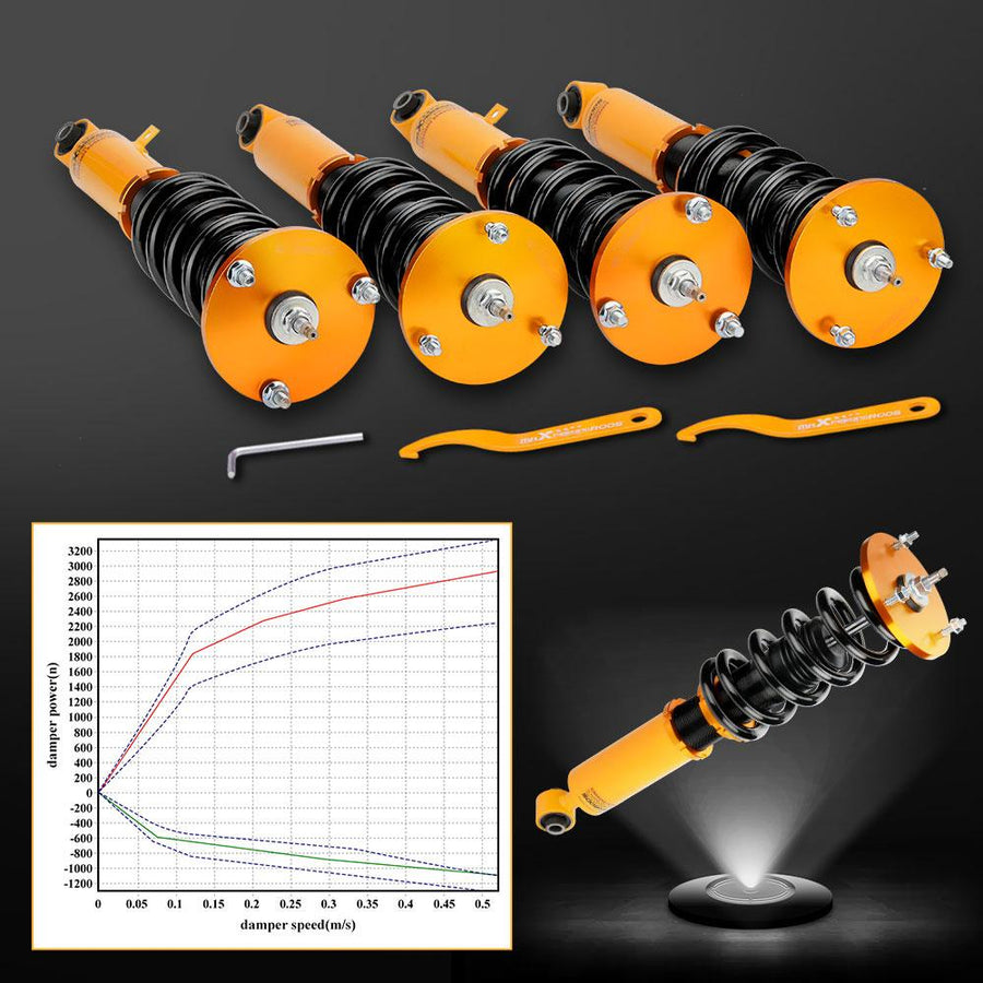 24-tie Säädettävä coilover-alustasarja, Toyota Supra JZA70 MA70 GA70 1986-1993