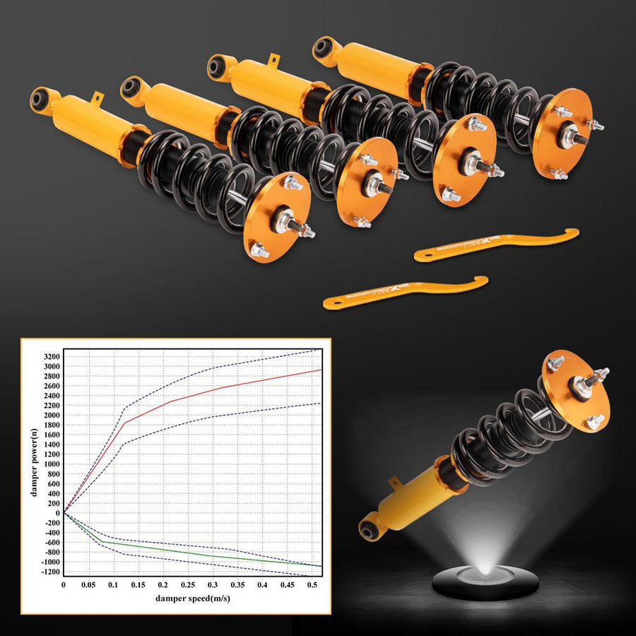 Performance Säädettävä coilover-alustasarja, Toyota Supra JZA70 MA70 GA70 1986-1992