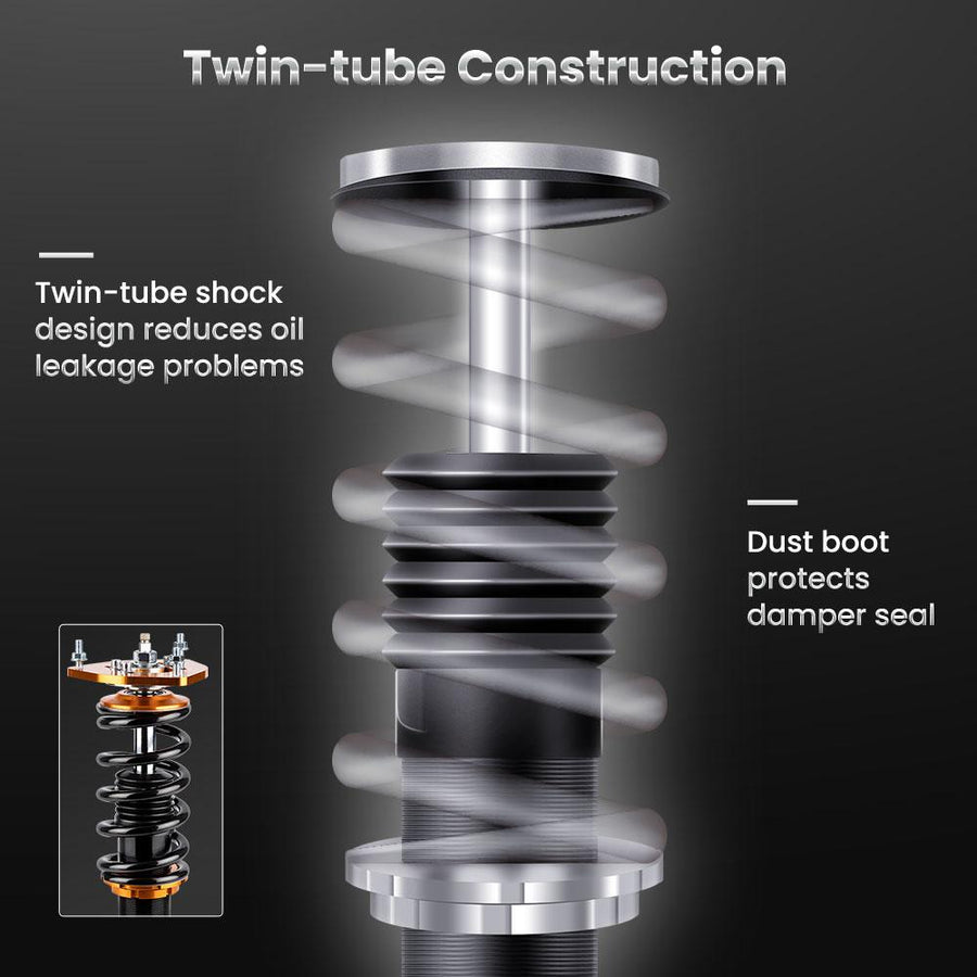 Toyota Corolla 1988-1999 E90 E100 E110 AE92-AE111 TCB Säädettävä coilover-alustasarja