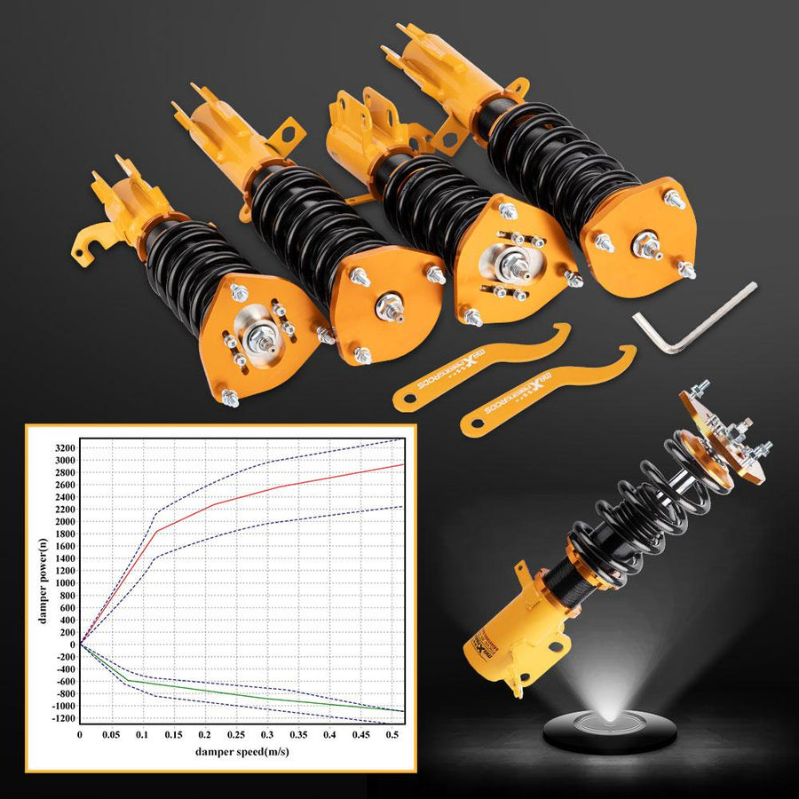 Toyota Corolla 1988-1999 E90 E100 E110 AE92-AE111 TCB Säädettävä coilover-alustasarja