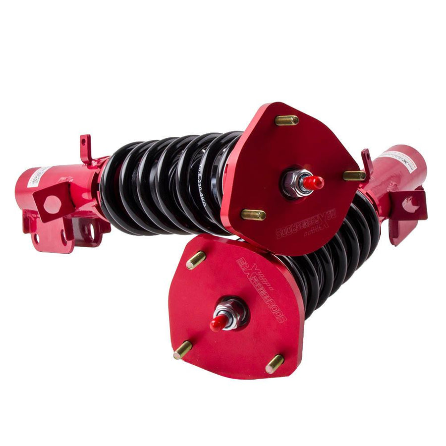 Punainen 24-tie Säädettävä coilover-alustasarja Toyota Corolla 1988-1999 E90, E100, E110