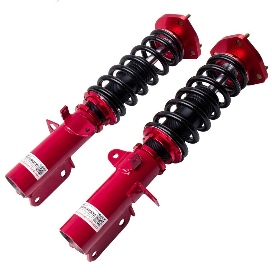 Punainen 24-tie Säädettävä coilover-alustasarja Toyota Corolla 1988-1999 E90, E100, E110