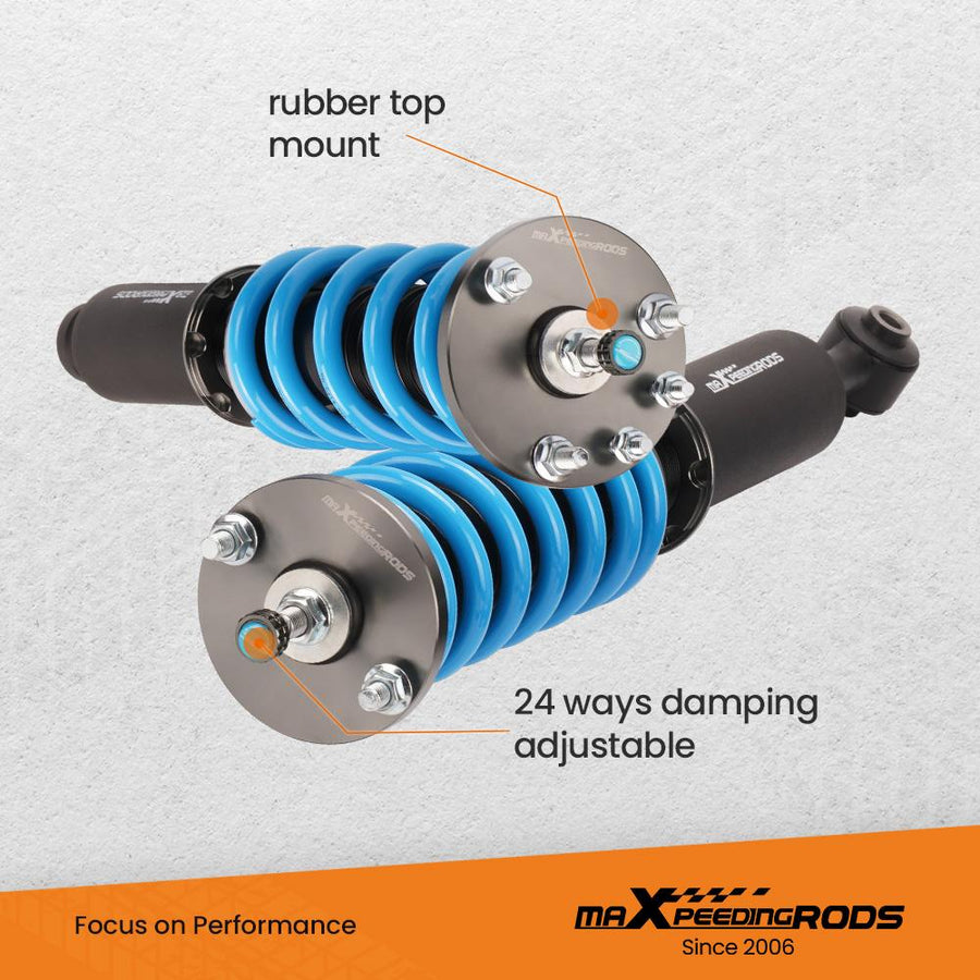 MaXpeedingrods T6 Advanced Series 24-tie säädettävät Coiloverit Iskunvaimentimet Honda Accord CG 98-02