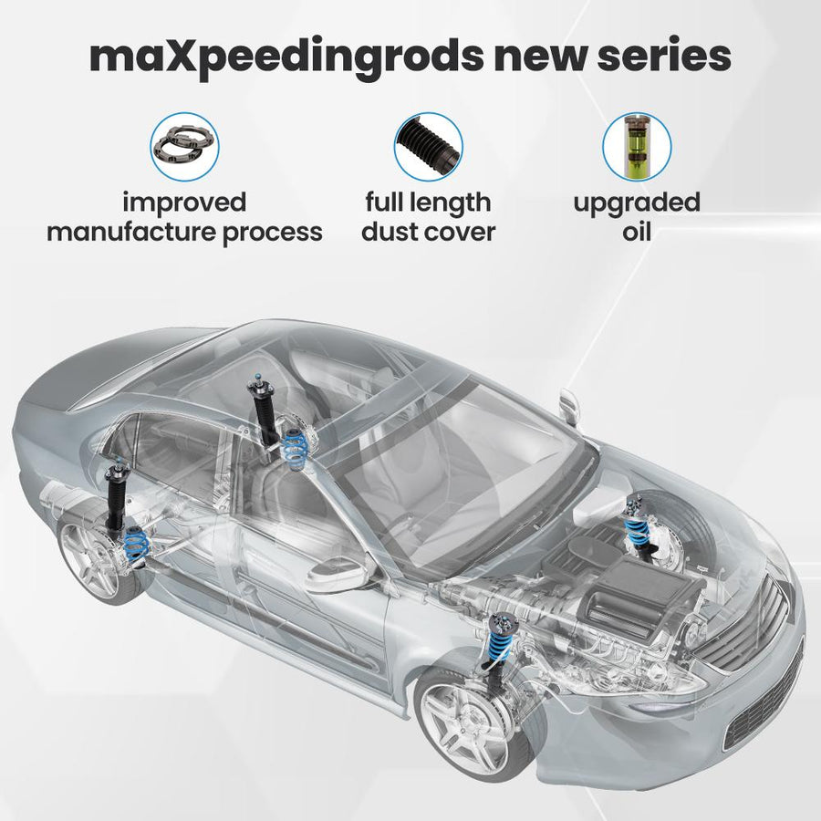 MaXpeedingrods T6 Advanced Series Säädettävä Coilover-alustasarja, BMW E36 M3 3-sarja