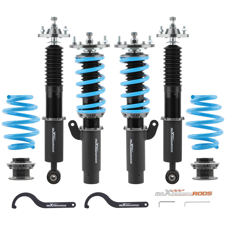 MaXpeedingrods T6 Advanced Series Säädettävä Coilover-alustasarja, BMW E46 3-sarja 1998-2007