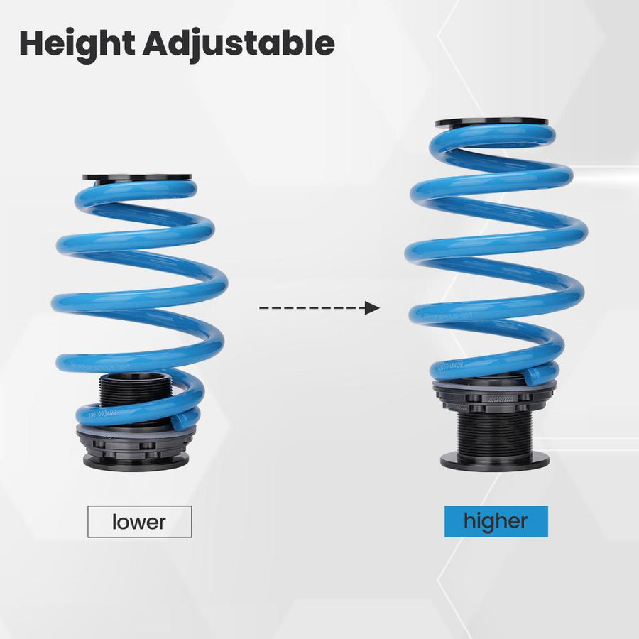MaXpeedingrods T6 Advanced Series Säädettävä Coilover-alustasarja, BMW E46 3-sarja 1998-2007
