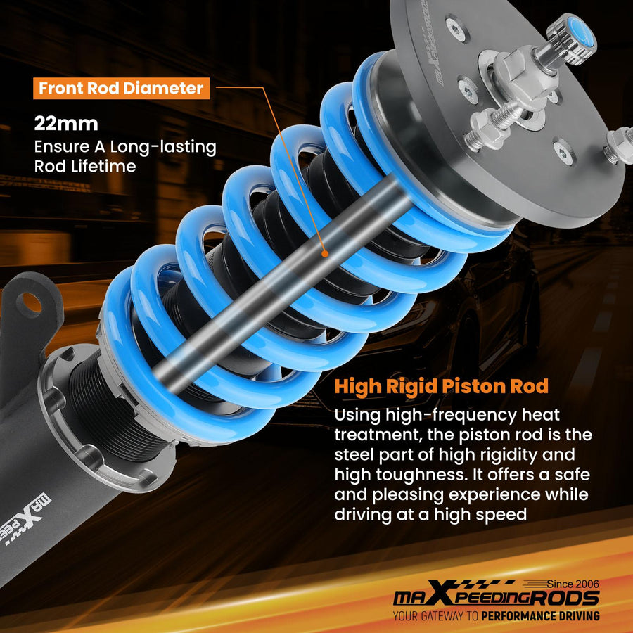 MaXpeedingrods T6 Alustasarja VW Golf MK7 2.0 R / GTI / 1.0 TSI, yhteensopiva myös Seat Leon MK3 ja Skoda Octavia -mallien kanssa