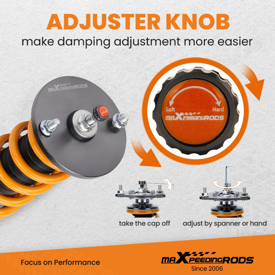 MaXpeedingrods T6 Advanced Series Coilover-alustasarja Honda Accord DX/EX/LX CD5 CD7 1994-1997, säädettävä