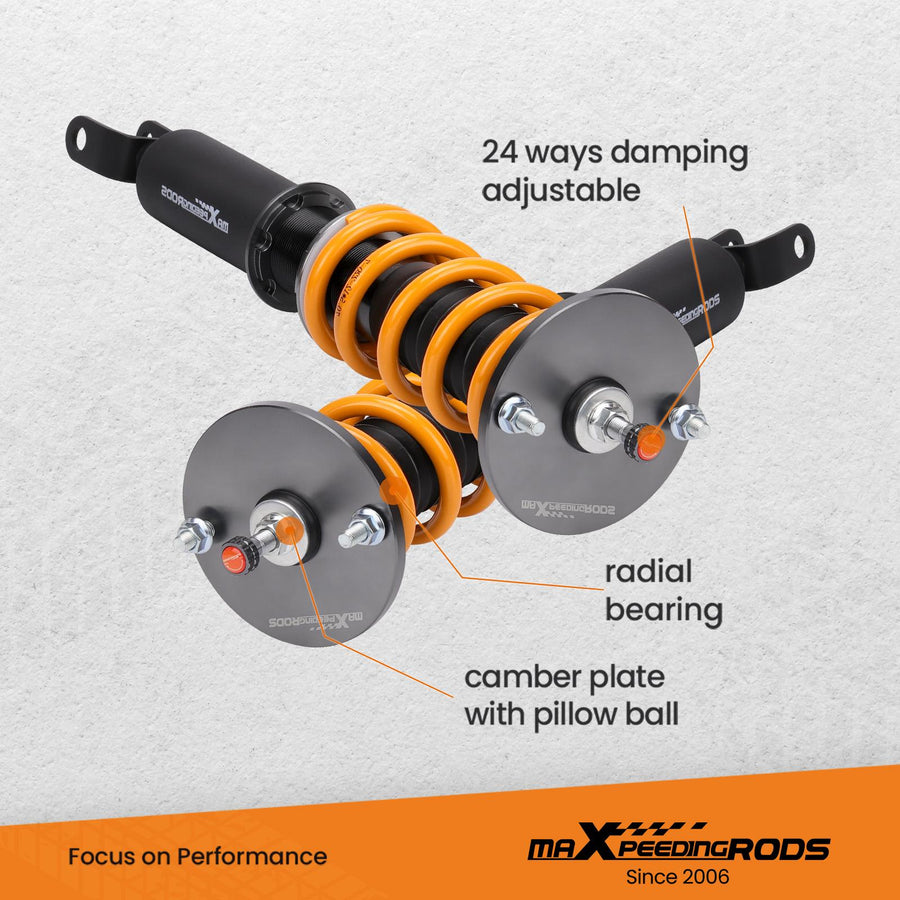 MaXpeedingrods T6 Advanced Series Coilover-alustasarja Honda Accord DX/EX/LX CD5 CD7 1994-1997, säädettävä