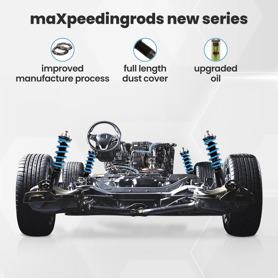 MaXpeedingrods T6 Advanced Series Säädettävä Coilover-alustasarja, Honda CR-V 1996-2001, 1. sukupolvi, säätö