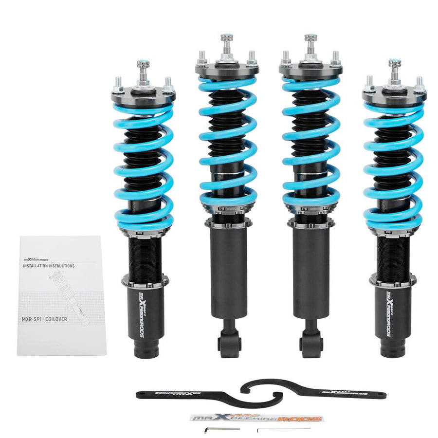 MaXpeedingrods T6 Advanced Series Säädettävä Coilover-alustasarja, Honda CR-V 1996-2001, 1. sukupolvi, säätö