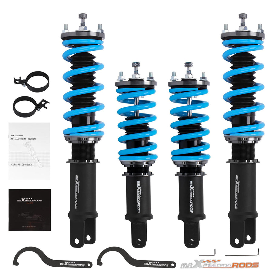 MaXpeedingrods T6 Advanced Series Säädettävä Coilover-alustasarja-sarja Honda S2000 AP1/AP2 2000-2009