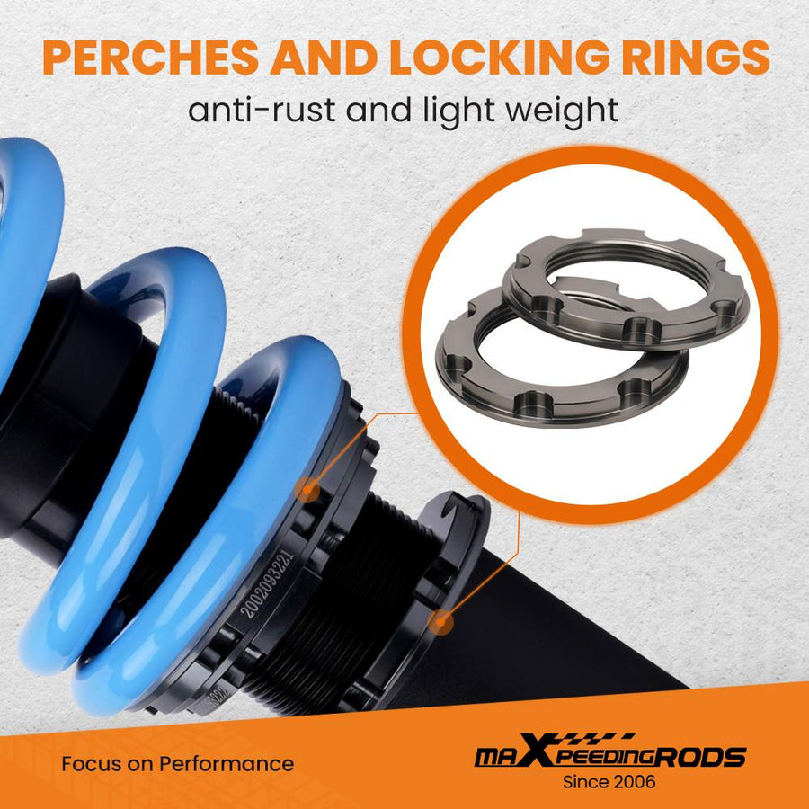 MaXpeedingrods T6 Advanced Series 24-tason jousitus Coiloverit Lexus IS250 IS350 GSE20/21 RWD 2006-2013