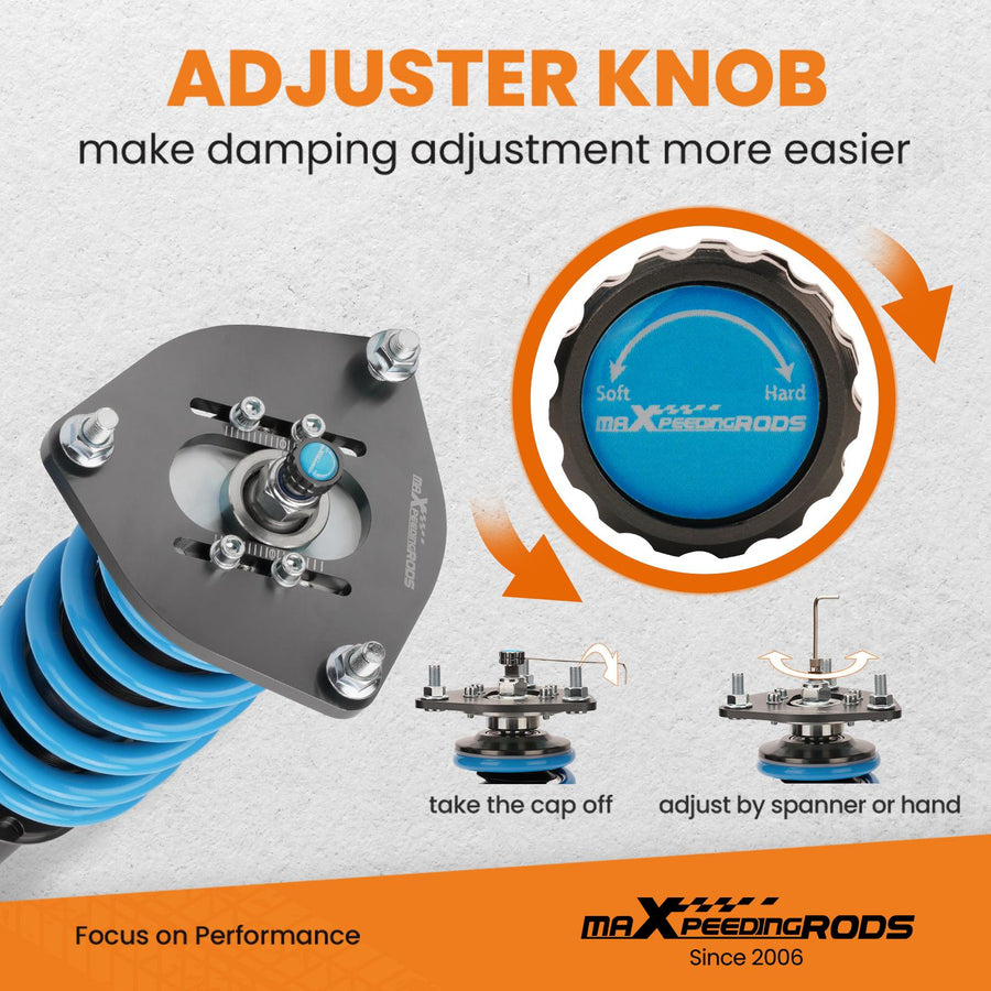 MaXpeedingrods T6 Advanced Series 24-ASKELEN Coilover Madalluspaketti Mitsubishi Eclipse 2000-2005